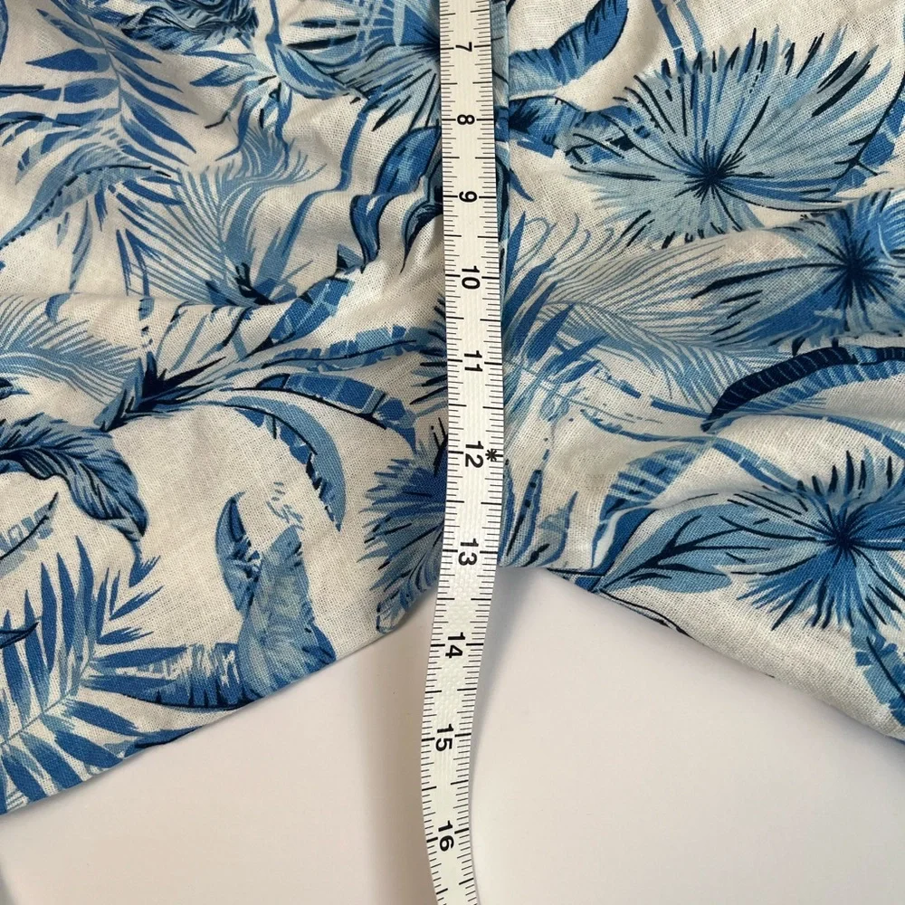 NEW Tahari Linen Print Wide Leg Pants  SZ-S - Picture 9 of 10